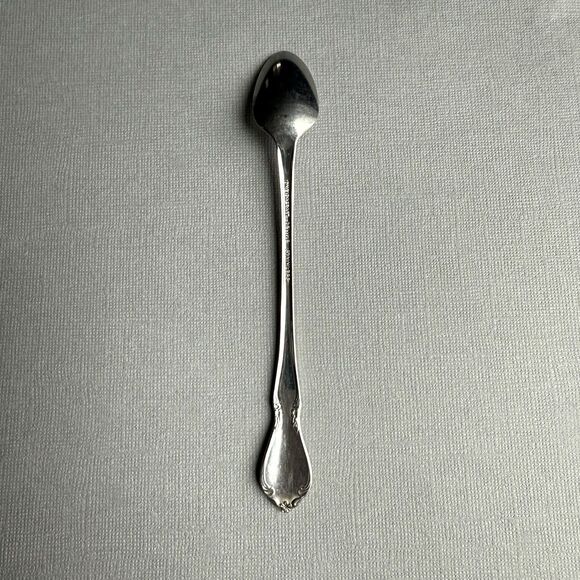 Vtg Oneidacraft CHATEAU Deluxe & Unbranded Baby Spoons Stainless Infant Lot Of 2 - Picture 10 of 10